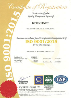 ISO 19001 Certificate